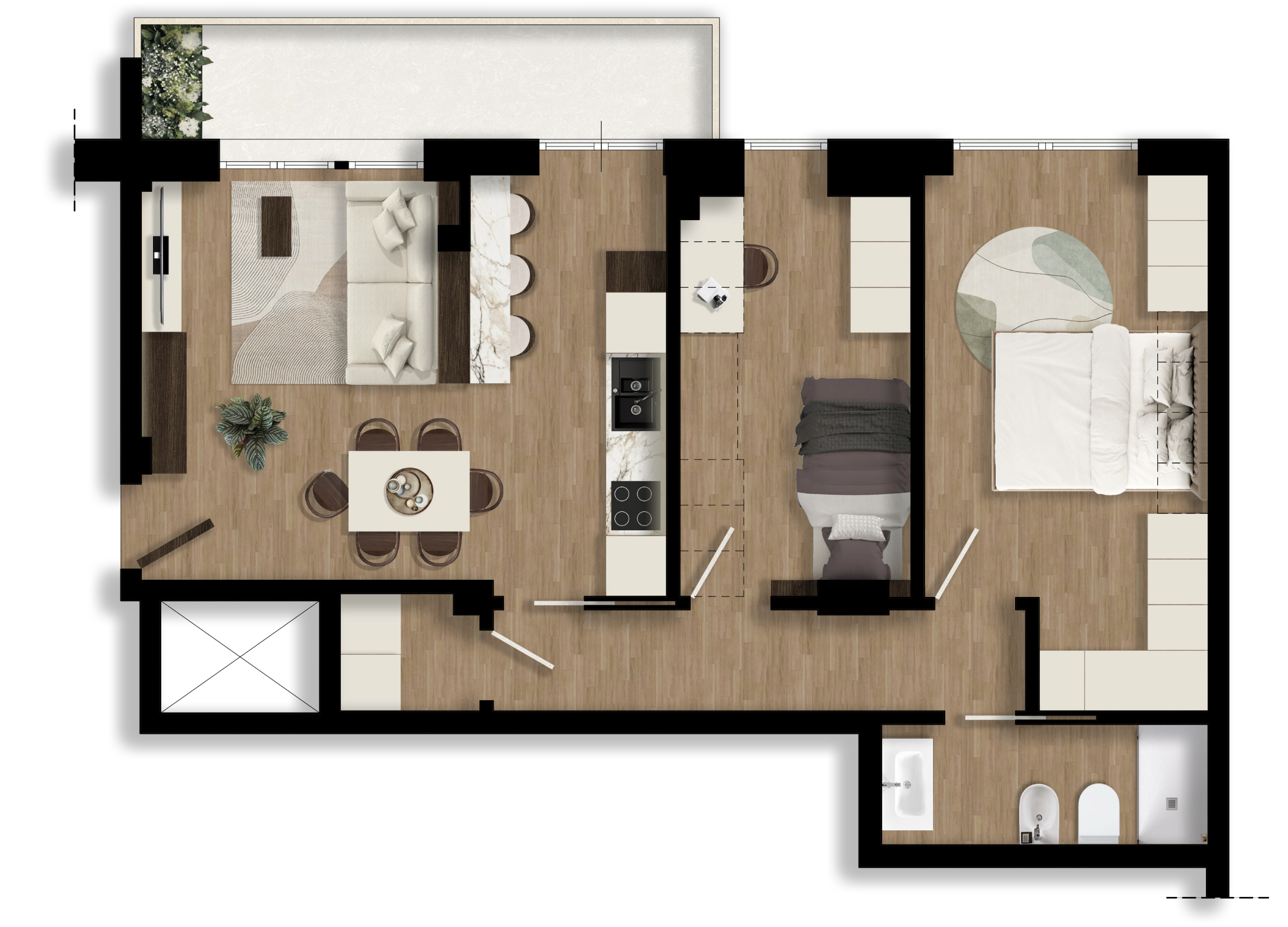 Planimetria con materiali